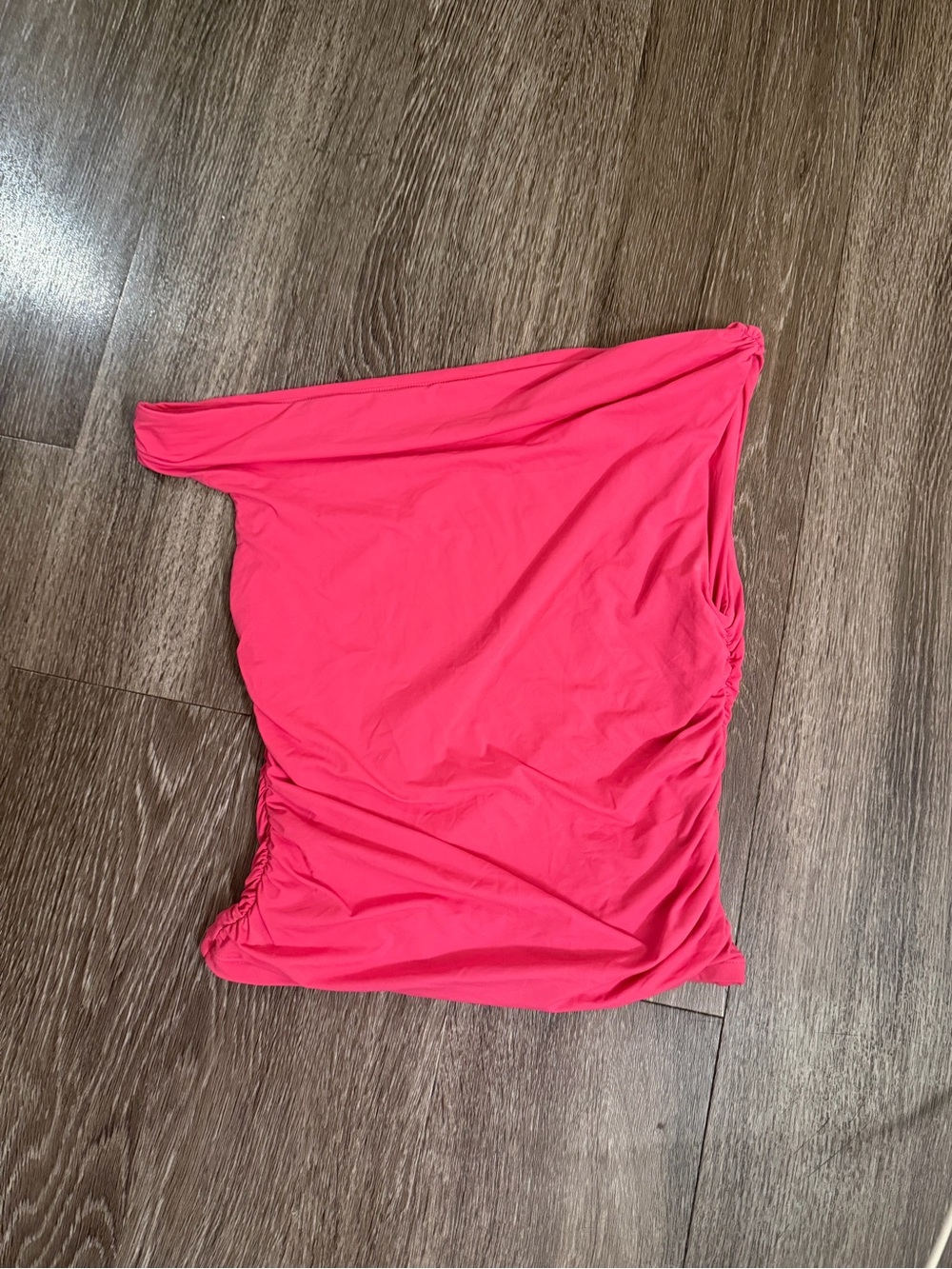One-Shoulder Pink Women's Top Suuksess